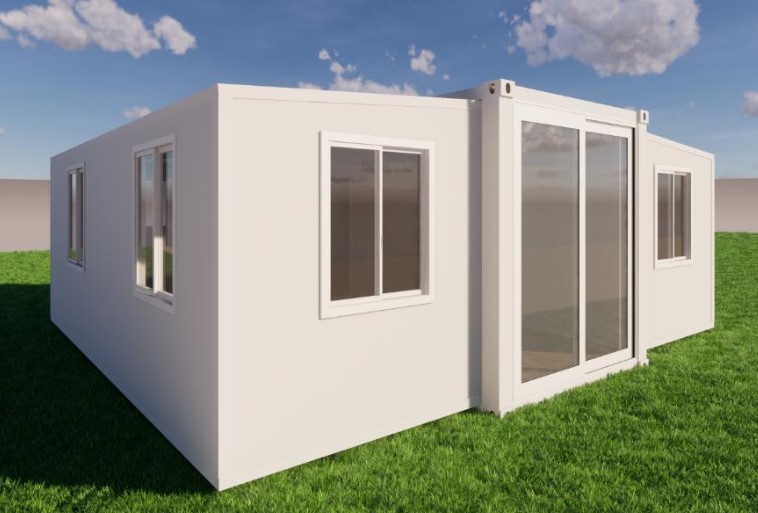 Expandable container house