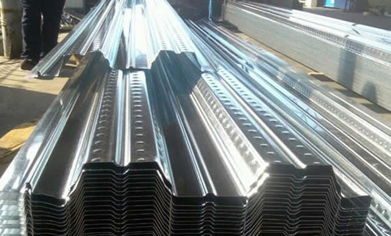 Steel floor decking