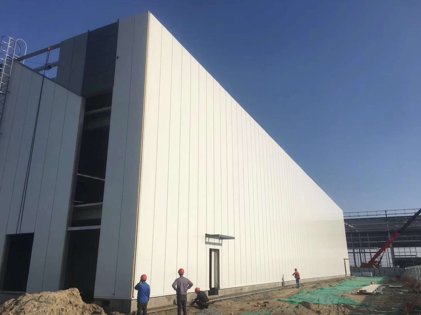 PU sandwich panel building